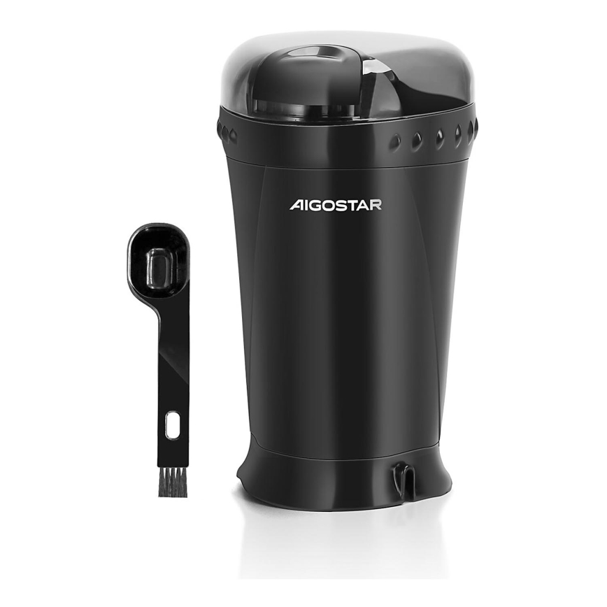Aigostar - Hλεκτρικός μύλος καφέ 60g 200W/230V μαύρο
