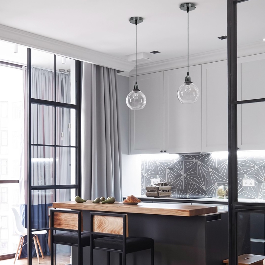 Aigostar - Καλώδιο τροφοδοσίας 1xE27/60W/230V ανθρακί