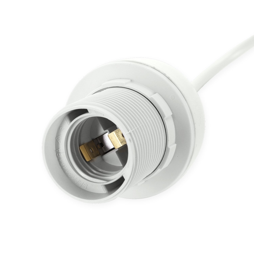 Aigostar - Καλώδιο τροφοδοσίας 1xE27/60W/250V λευκό