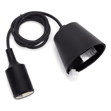 Aigostar - Καλώδιο τροφοδοσίας 1xE27/60W/250V μαύρο