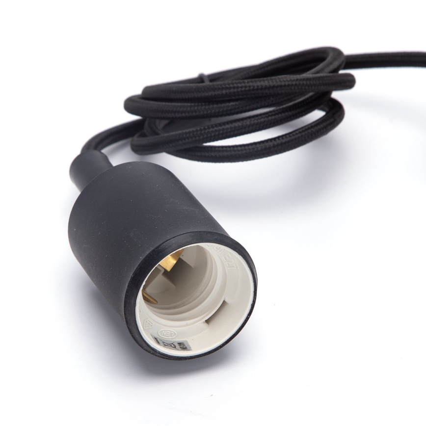 Aigostar - Καλώδιο τροφοδοσίας 1xE27/60W/250V μαύρο