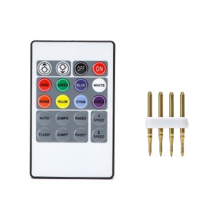 Aigostar - Καλώδιο τροφοδοσίας για LED RGB ταινία 600W/230V με τηλεχειριστήριο
