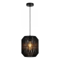 Aigostar - Κρεμαστό φωτιστικό με καλώδιο, 1xE27/60W/230V, μαύρο, διάμ. 23 εκ.