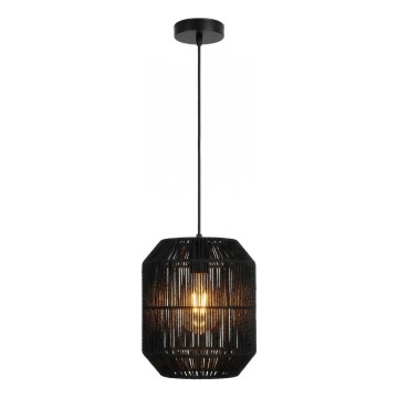 Aigostar - Κρεμαστό φωτιστικό με καλώδιο, 1xE27/60W/230V, μαύρο, διάμ. 23 εκ.