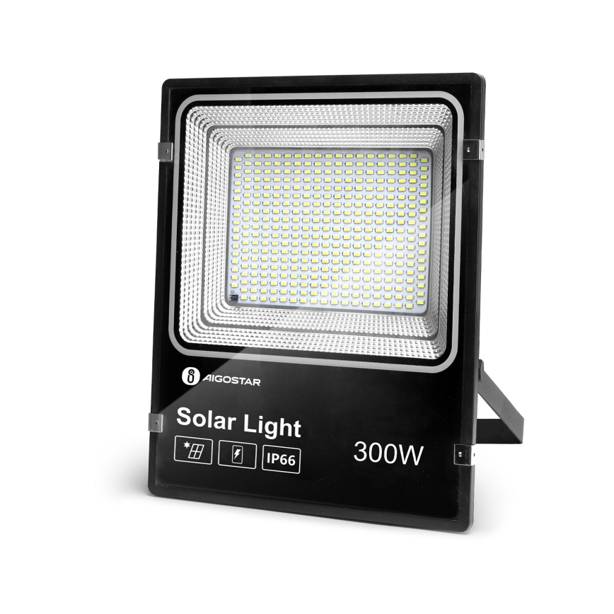 Aigostar - LED ρυθμιζόμενος ηλιακός προβολέας LED/300W/3,2V IP66 25000 mAh + τηλεχειριστήριο