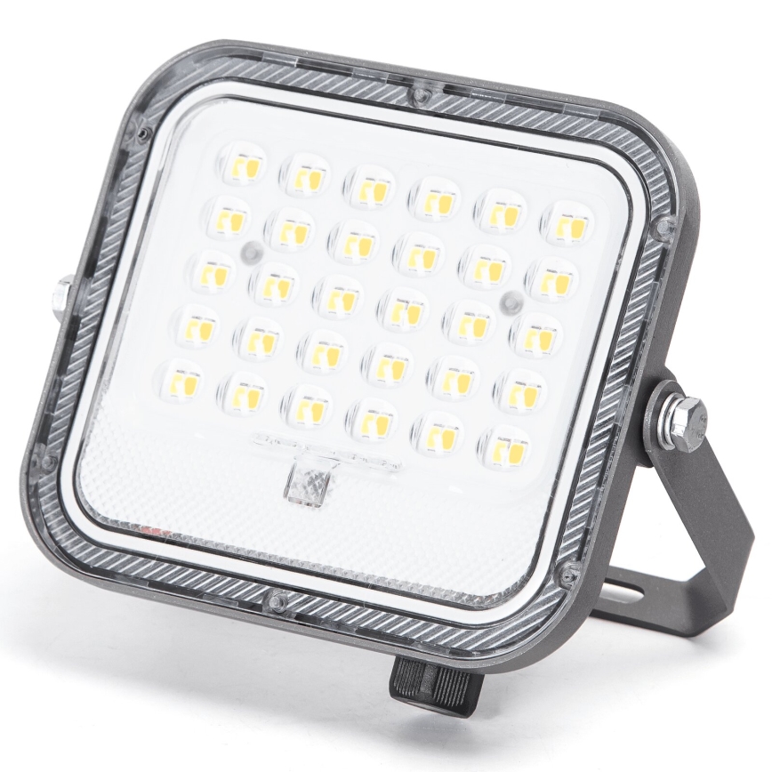 Aigostar - Ρυθμιζόμενος ηλιακός προβολέας LED/50W/3,4V 3000/4000/6500K IP66 4000 mAh + τηλεχειριστήριο