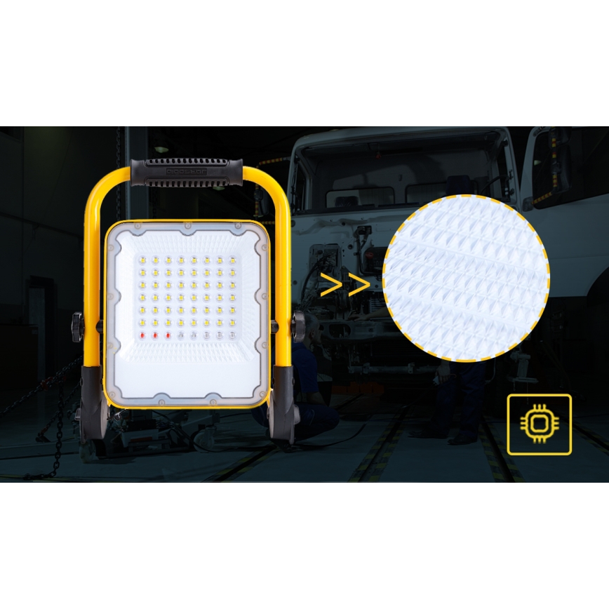 Aigostar - LED Ρυθμιζόμενος Φορτιστής Προβολέας LED/50W/5V 6500K IP65