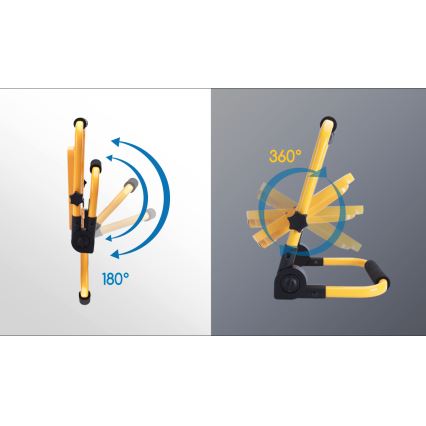 Aigostar - LED Ρυθμιζόμενος Φορτιστής Προβολέας LED/50W/5V 6500K IP65