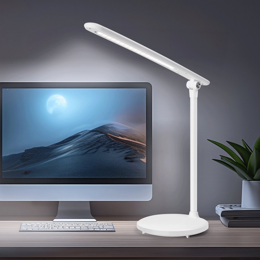 Aigostar - LED Dimmable επαναφορτιζόμενο επιτραπέζιο φωτιστικό αφής LED/3W/5V 2700/4000/6500K 1800 mAh