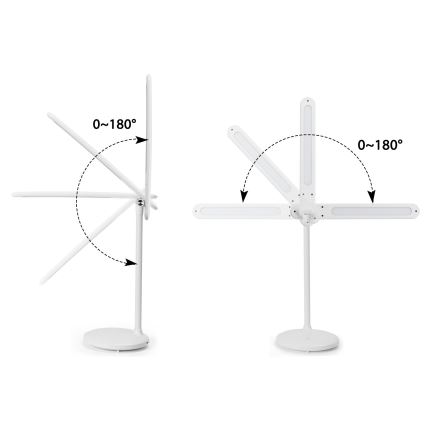 Aigostar - LED Dimmable επαναφορτιζόμενο επιτραπέζιο φωτιστικό αφής LED/3W/5V 2700/4000/6500K 1800 mAh