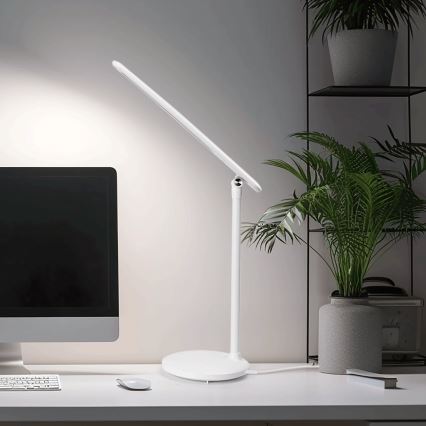 Aigostar - LED Dimmable επαναφορτιζόμενο επιτραπέζιο φωτιστικό αφής LED/3W/5V 1200mAh 3000/4000/6500K