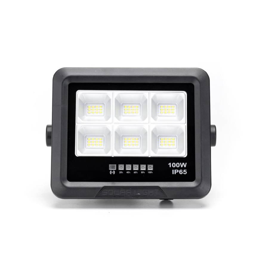 Aigostar - LED Dimmable ηλιακός προβολέας LED/100W/3,4V IP65 + τηλεχειριστήριο
