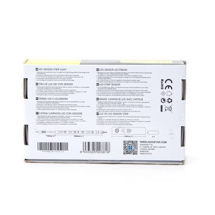 Aigostar - LED Dimmable ταινία με αισθητήρα 1μ LED/2W/4xAAA 3000K IP65