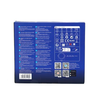 Aigostar - LED Dimmable χωνευτό φωτιστικό MESH LED/15W/230V 2700-6500K διάμετρος 17 cm