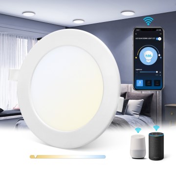 Aigostar - LED Dimmable χωνευτό φωτιστικό MESH LED/15W/230V 2700-6500K διάμετρος 17 cm