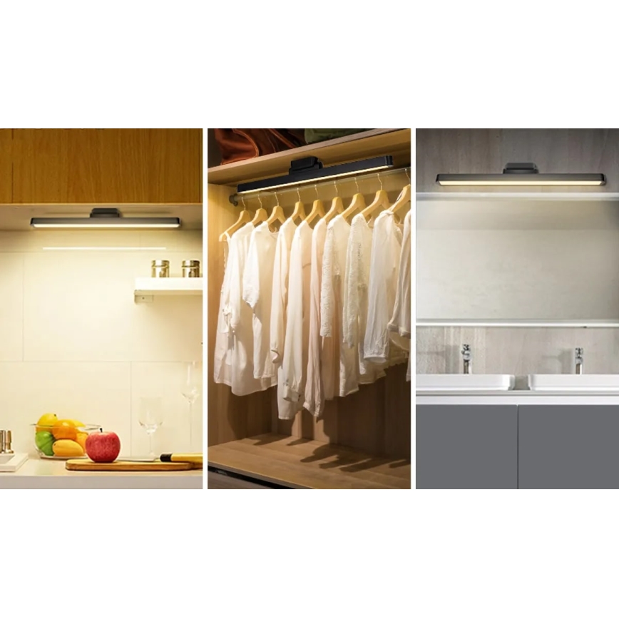 Aigostar - LED Dimming επαναφορτιζόμενος φωτισμός καθρέφτη LED/2,9W/5V 2000 mAh