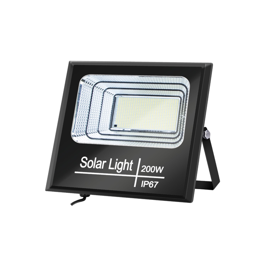 Aigostar - LED Dimming ηλιακός προβολέας LED/200W/3,2V IP67 + τηλεχειριστήριο