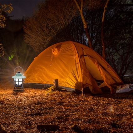 Aigostar - LED Dimming φορητό επαναφορτιζόμενο κάμπινγκ φωτιστικό LED/3W/3,7V 1200mAh