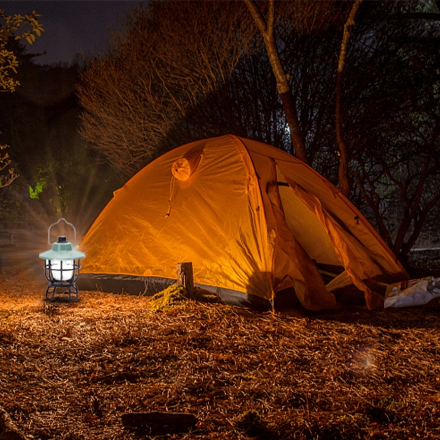 Aigostar - LED Dimming φορητό επαναφορτιζόμενο κάμπινγκ φωτιστικό LED/3W/3,7V 1200mAh