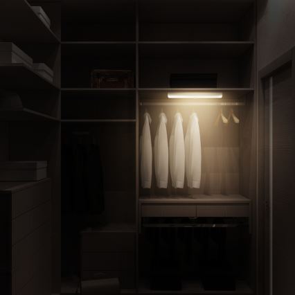 Aigostar - Φωτιστικό επίπλων LED με αισθητήρα, επαναφορτιζόμενο LED/4W/5V 4000K