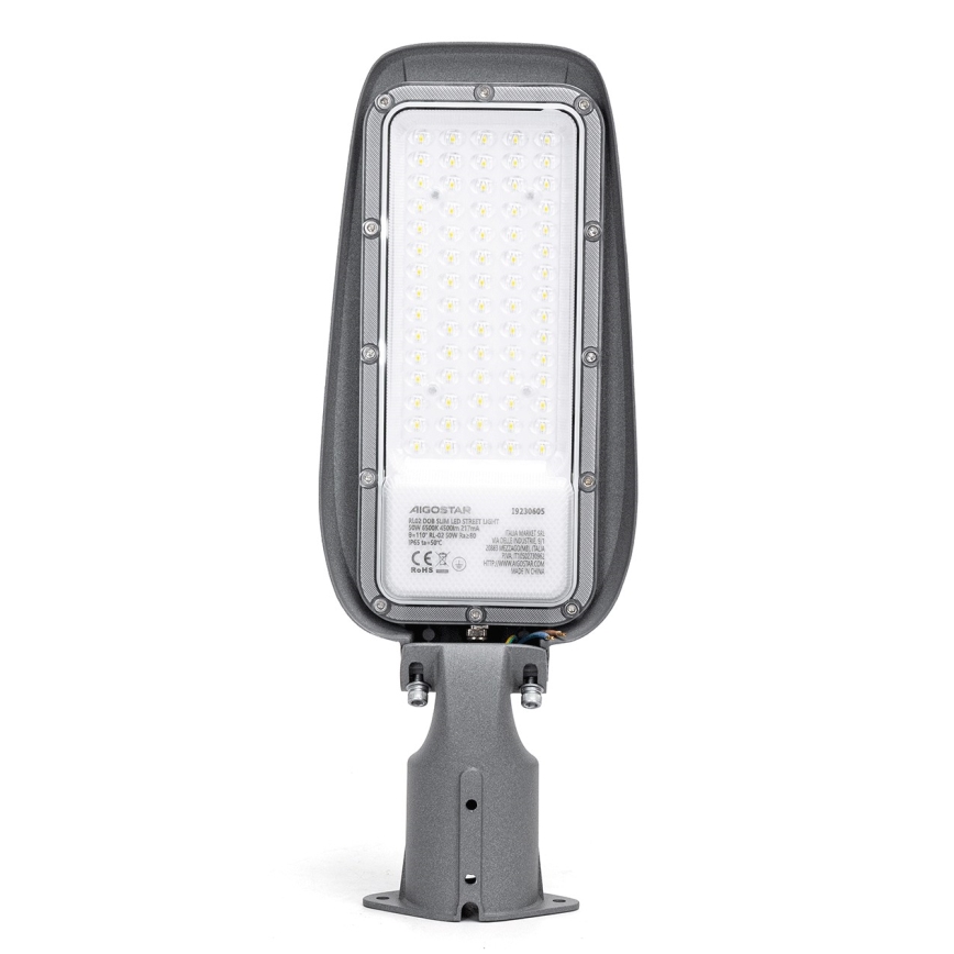 Aigostar - LED φωτιστικό δρόμου SLIM LED/50W/230V 6500K IP65