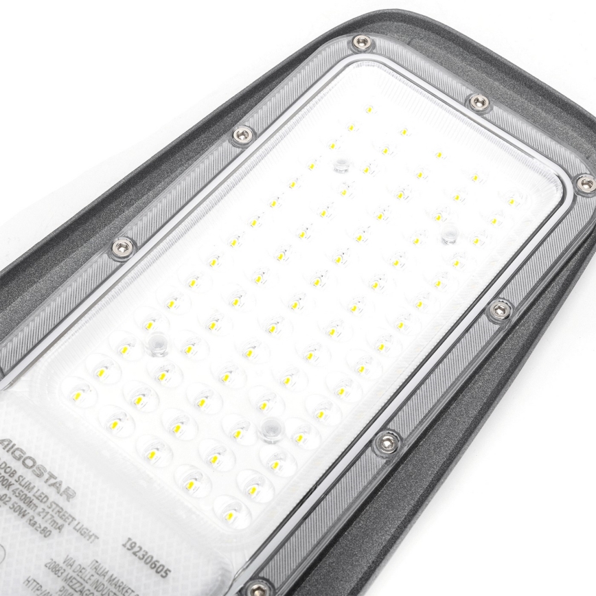 Aigostar - LED φωτιστικό δρόμου SLIM LED/50W/230V 6500K IP65