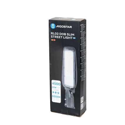 Aigostar - LED φωτιστικό δρόμου SLIM LED/50W/230V 6500K IP65