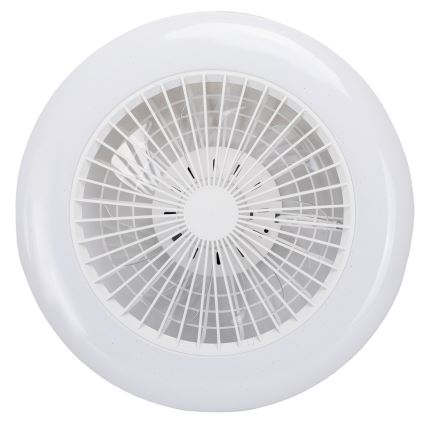 Aigostar - LED Φωτιστικό οροφής dimmable με ανεμιστήρα MESH LED/40W/230V 2700-6500K λευκό + τηλεχειριστήριο