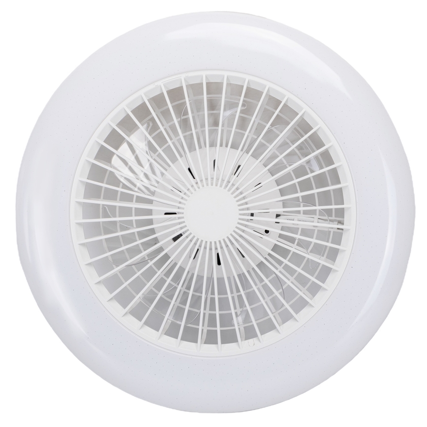 Aigostar - LED Φωτιστικό οροφής dimmable με ανεμιστήρα MESH LED/40W/230V 2700-6500K λευκό + τηλεχειριστήριο