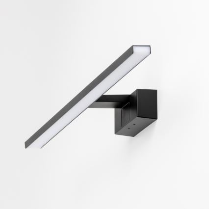 Aigostar - LED φωτισμός καθρέφτη μπάνιου LED/12W/230V 4000K 60 cm IP44 μαύρο