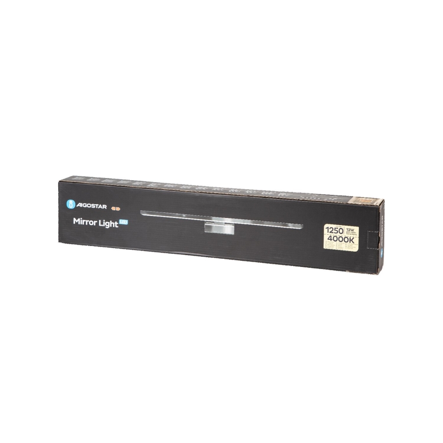 Aigostar - LED Φωτιστικό μπάνιου για καθρέφτη LED/12W/230V 4000K 60cm IP44 αλουμίνιο