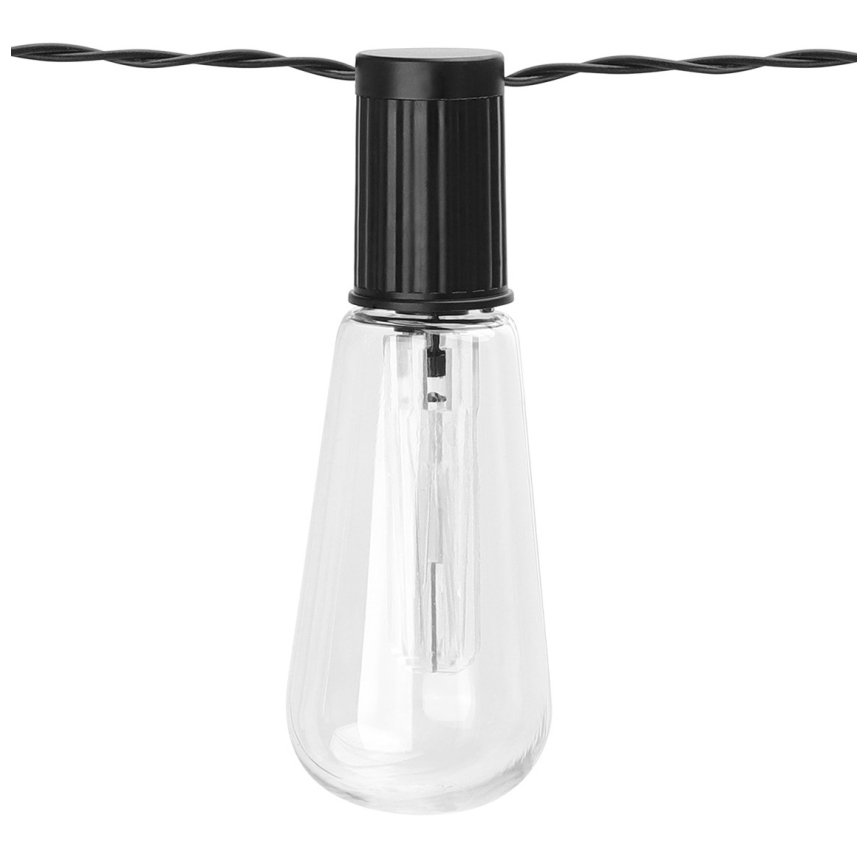 Aigostar - LED Ηλιακά λαμπάκια 10xLED/3,8m IP44 θερμό λευκό