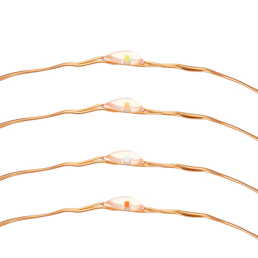 Aigostar - Ηλιακή σειρά LED με 8 λειτουργίες, 12μ, 800 mAh, IP65, πολύχρωμη