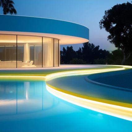 Aigostar - LED Ηλιακή ταινία Dimmable LED/1,6W/3,2V 3 m 1600 mAh 6500K IP65 + τηλεχειριστήριο