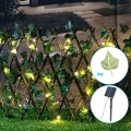Aigostar - LED Ηλιακή Γιρλάντα 56xLED/2x0,4m IP65 300 mAh ζεστό λευκό ivy
