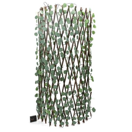 Aigostar - Ηλιακή διακοσμητική LED 148xLED/2x1,2m IP65 300 mAh θερμό λευκό ευκάλυπτος
