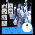 Aigostar - LED ηλιακή διακοσμητική σειρά 50xLED/8 λειτουργίες 12μ IP65 ψυχρό λευκό 800 mAh