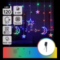 Aigostar - LED ηλιακή χριστουγεννιάτικη γιρλάντα 120xLED/8 λειτουργίες 3x0,6 m 500 mAh IP65 πολύχρωμη
