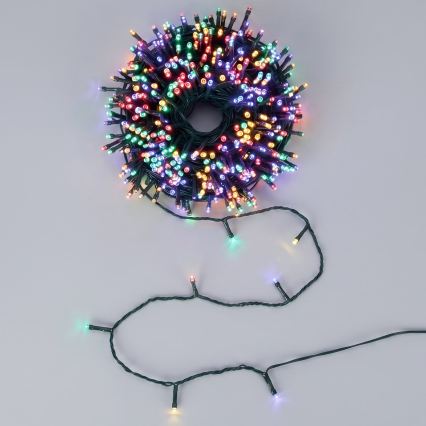 Aigostar - LED ηλιακή χριστουγεννιάτικη γιρλάντα 300xLED/8 λειτουργίες 32m IP65 πολύχρωμη 1200 mAh