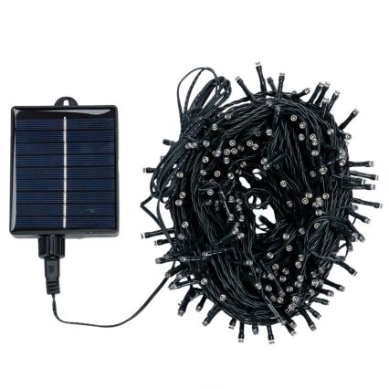 Aigostar - LED ηλιακή χριστουγεννιάτικη γιρλάντα 300xLED/8 λειτουργίες 32m IP65 πολύχρωμη 1200 mAh