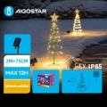 Aigostar - LED Ηλιακή Χριστουγεννιάτικη Διακόσμηση LED/0,26W/3,7V 75cm IP65 ζεστό λευκό