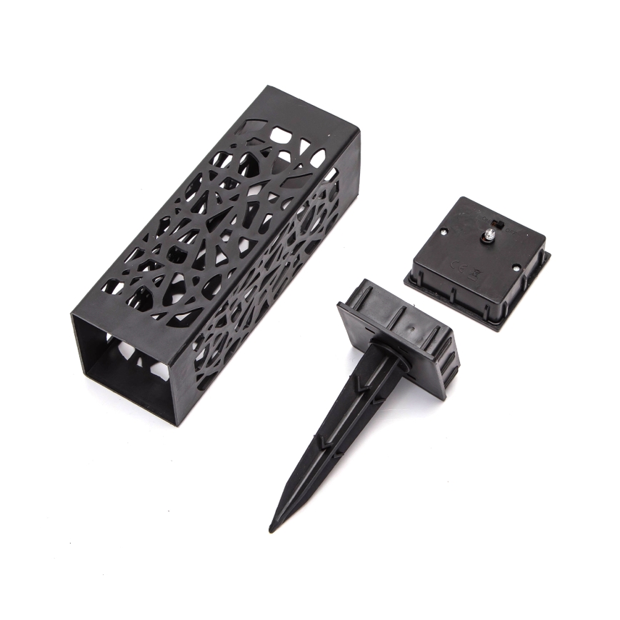 Aigostar - LED Ηλιακό Φωτιστικό LED/0,006W/1,2V 28,5cm μαύρο 100 mAh 6500K IP44