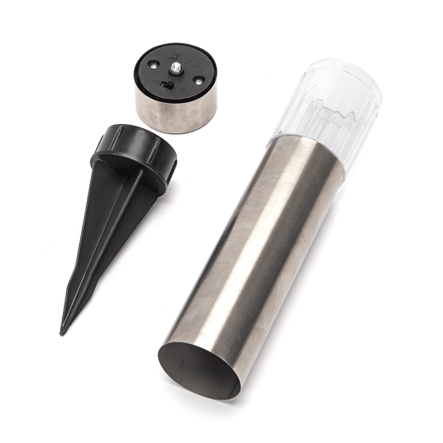 Aigostar - Ηλιακό LED Φωτιστικό LED/0,006W/1,2V 31,5 εκ. 100 mAh ματ χρώμιο 6500K IP44