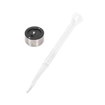 Aigostar - Ηλιακό LED Φωτιστικό LED/0,006W/1,2V 32εκ ματ χρώμιο 200 mAh 2700K IP44