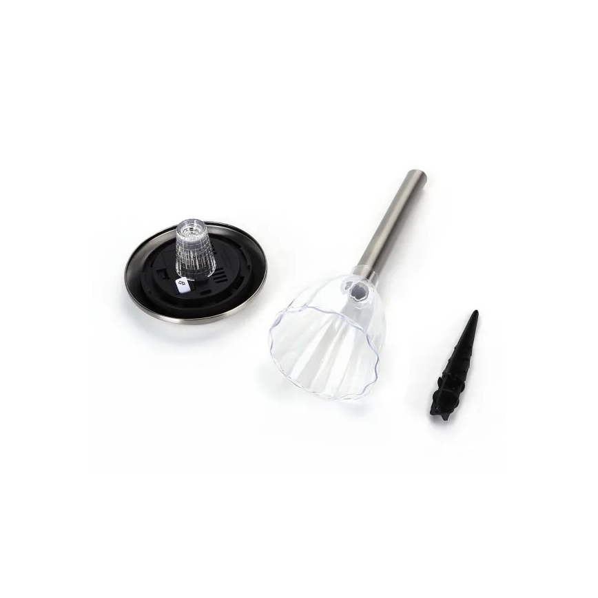 Aigostar - Ηλιακός LED Φωτισμός LED/0,08W/2V 30,4 εκ. 200 mAh 6500K IP44 ματ χρώμιο