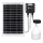 Aigostar - LED ηλιακό φωτιστικό 70W/12V, 6000 mAh, 6500K, IP65, διάμ. 12 εκ., με τηλεχειριστήριο