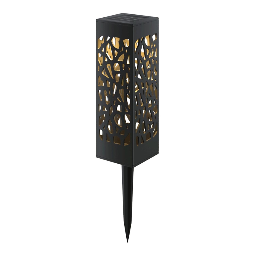 Aigostar - LED Ηλιακό Φωτιστικό LED/0,006W/1,2V 28,5cm μαύρο 2700K IP44 100 mAh