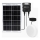 Aigostar - LED Ηλιακό φωτιστικό LED/70W/12V 6000 mAh 6500K IP65 διάμ. 20,5 cm + τηλεχειριστήριο