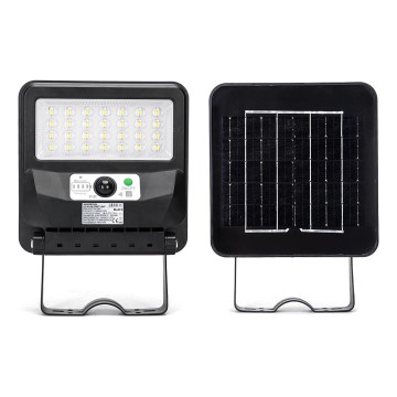 Aigostar - LED ηλιακό φωτιστικό δρόμου με αισθητήρα LED/50W/3,2V 1000mAh 6500K + τηλεχειριστήριο