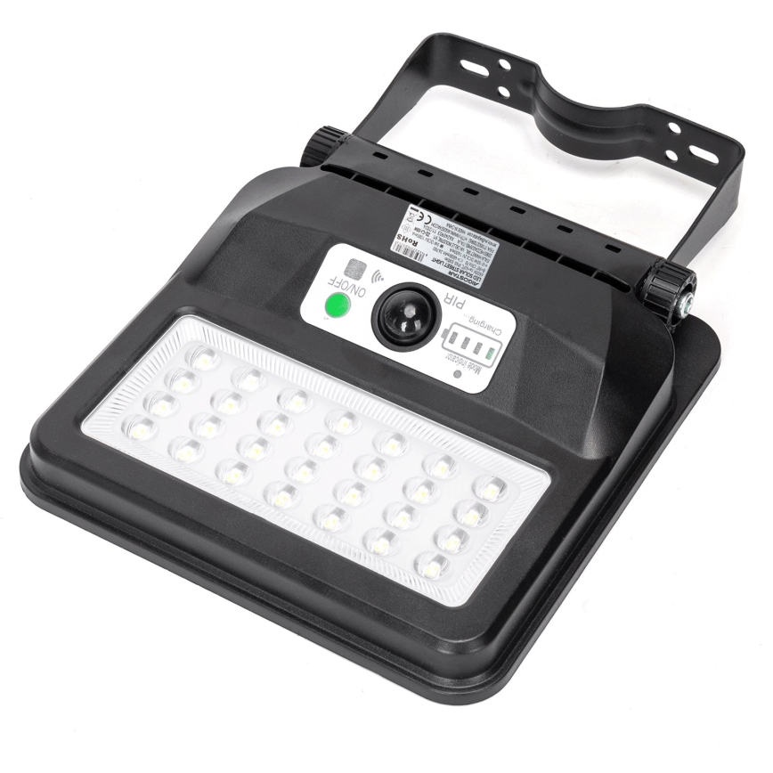 Aigostar - LED ηλιακό φωτιστικό δρόμου με αισθητήρα LED/50W/3,2V 1000mAh 6500K + τηλεχειριστήριο
